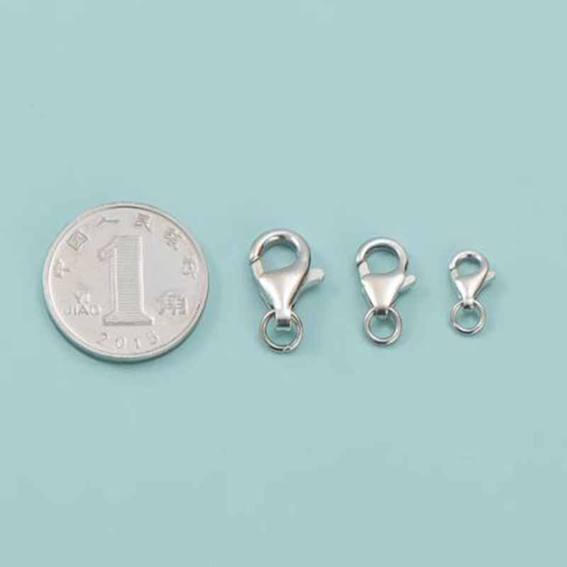 2個入り 本物の純銀925製 ロブスタークラスプ ゴールドバ - Lobster Clasp Silver のレビューと価格