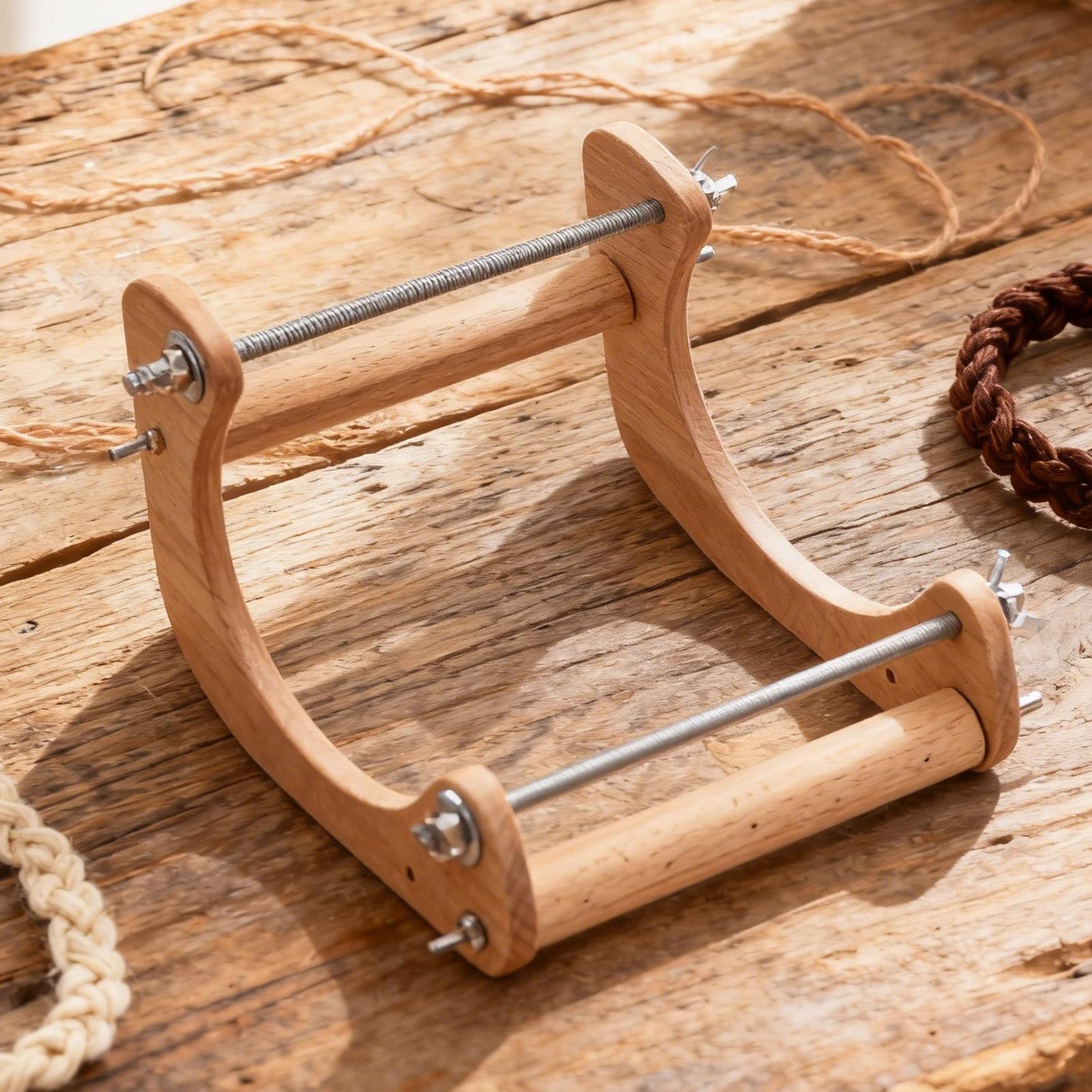 木製ビーズ織り機、高さ調節可能な縦型ビーズフレーム、ブレスレ - Jewelry Making Machines のレビューと価格