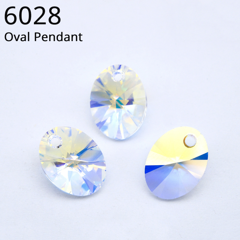 ネックレス用楕円形ペンダントルーズラインストーン、オーストリ - Jewelry Making At Home のレビューと価格