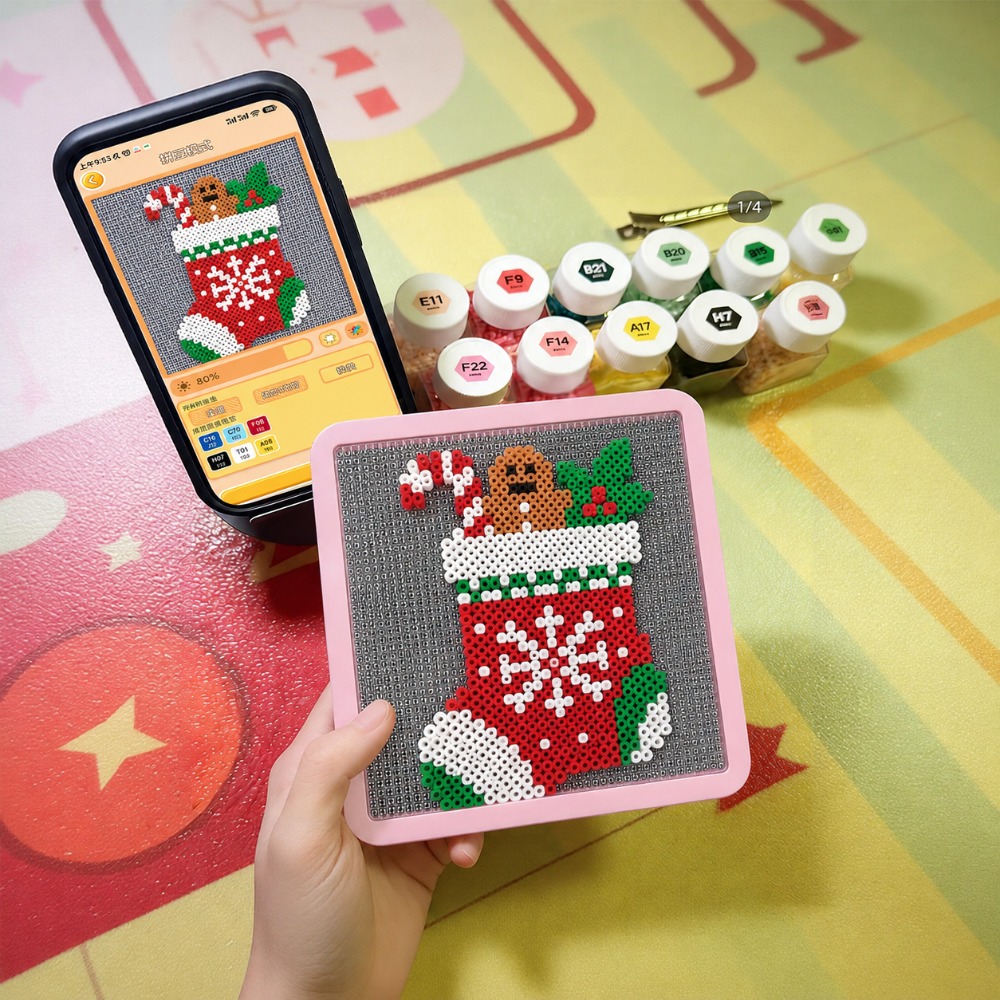 LEDスマートヒューズビーズペグボード、アプリでガイド付きパ - Jewelry Making Board のレビューと価格