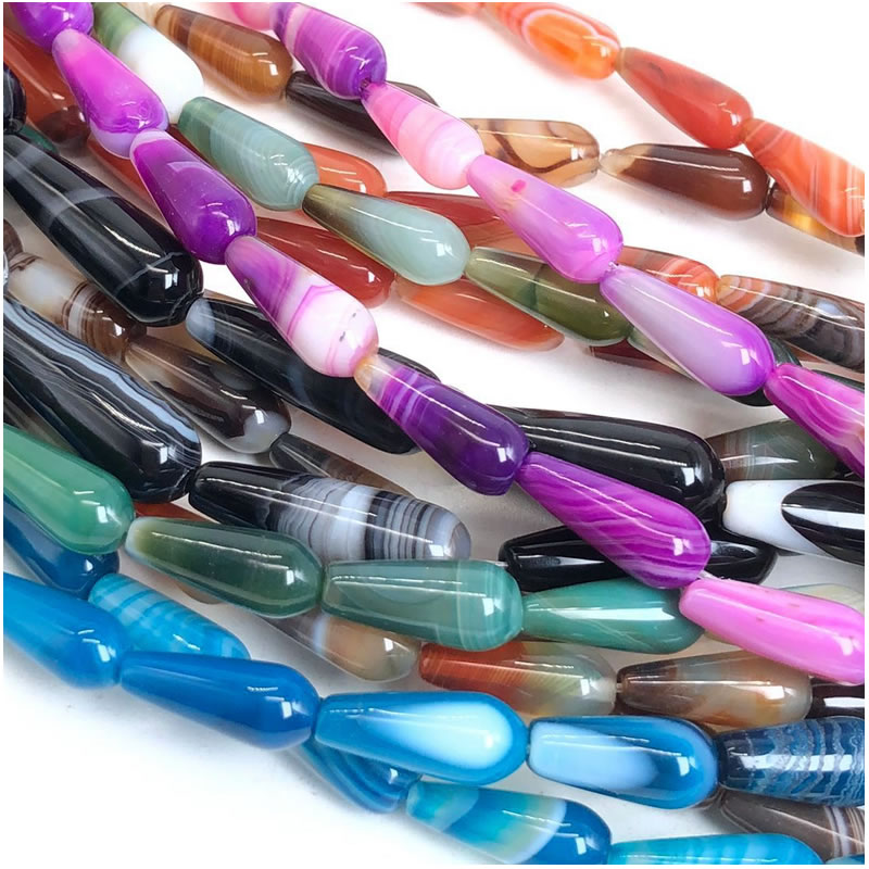ジュエリー作り用の色とりどりの天然石ビーズ,ルーズスペーサー - Jewelry Making Gemstones のレビューと価格